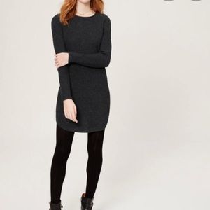 Loft grey sweater dress